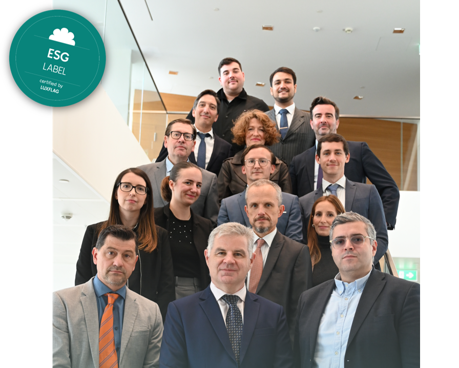 the DPM team that has resulted in LuxFLAG ESG certification 